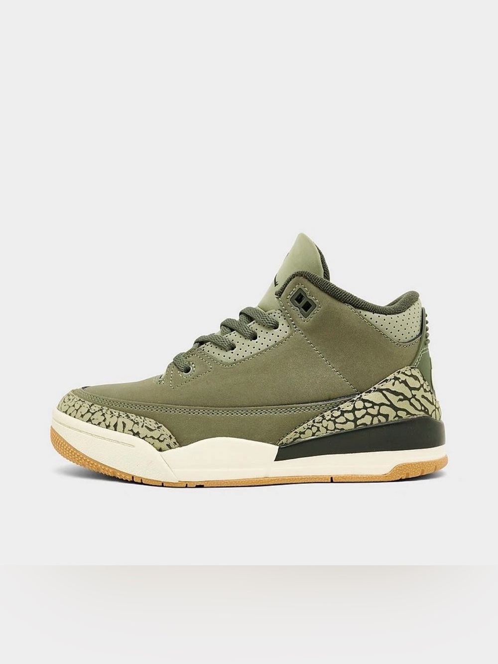 KID  PRE SCHOOL JORDAN 3 Family Affair DM0966 202  Medium Olive/Sequoia/Neutral